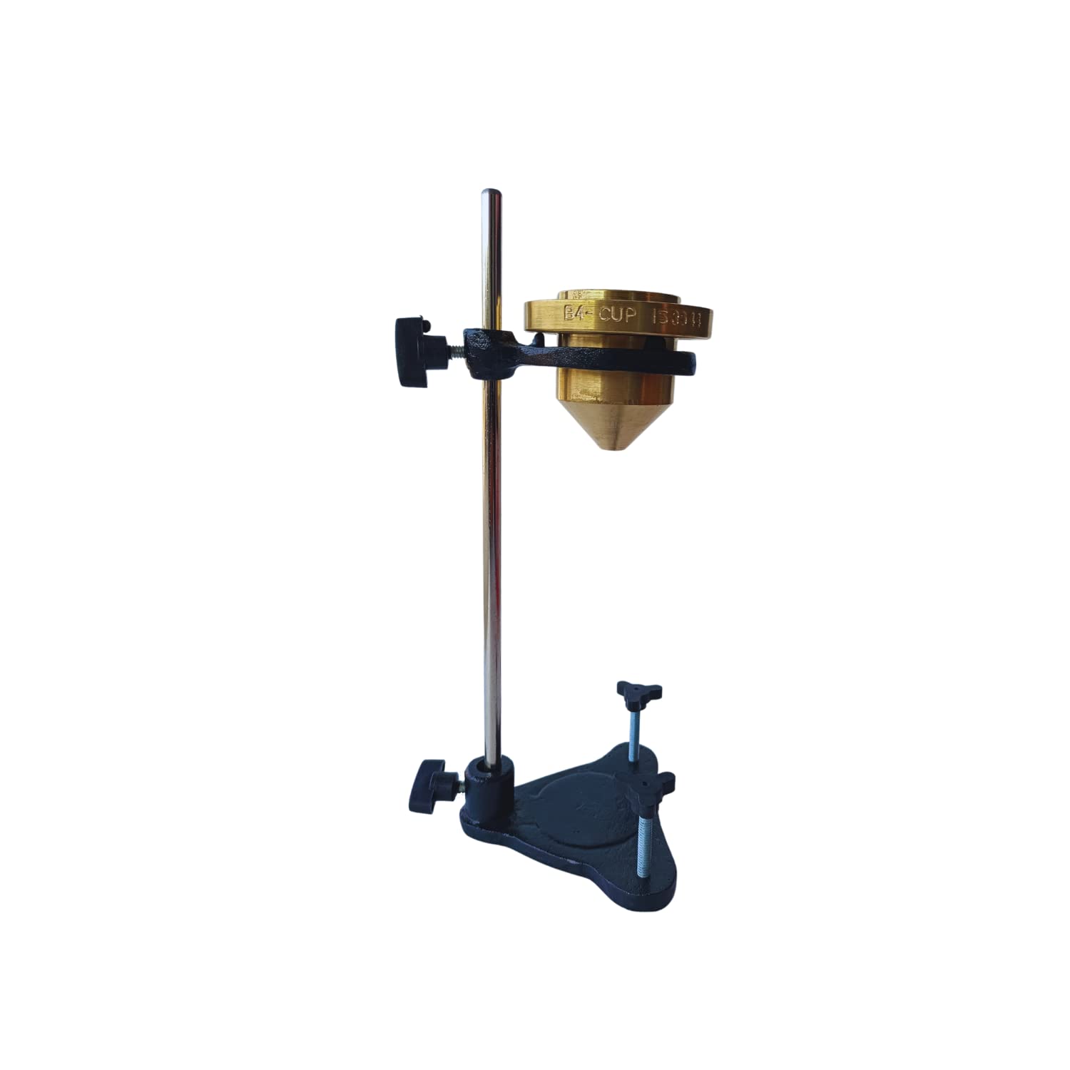 STAR LABS Portable Ford Cup B-4 Liquid Flow Meter Viscometer With Heavy Cast Iron Stand (B4) [Pack of 1]