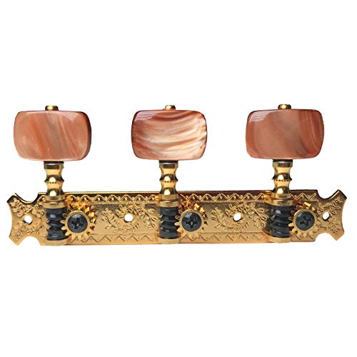 Clavijero Gotoh Clásica 35G620-1R Dorado Palomilla Marrón
