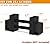 BALIE SPACE Outdoor Firewood Rack Brackets Kit for Fire Wood Pile Storage, Adjustable log stacking Stand Holder for 2x4 lumber, Black, Set of 2