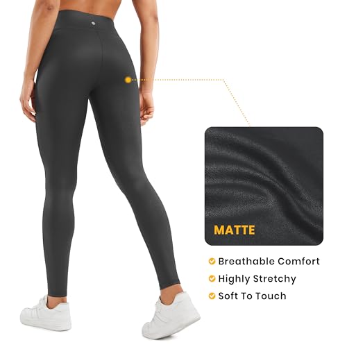 CRZ YOGA Butterluxe Matte Faux Leather Leggings