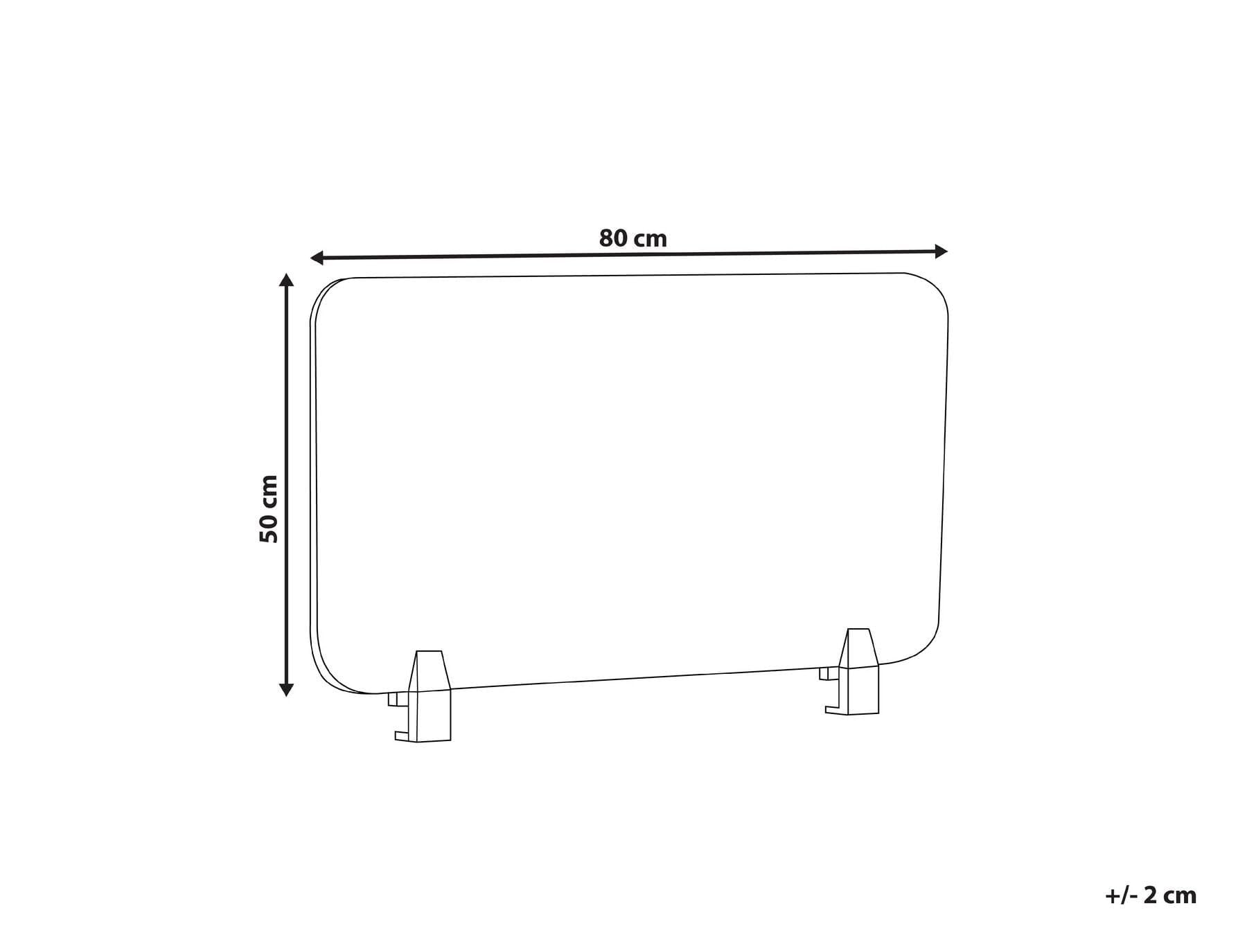 Schreibtisch Trennwand Akustik Polster grün 80 x 50 cm Schallschutz Split
