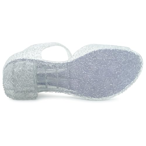 Image of techcity Princess Girls Sandals Dress Up Dance Party Cosplay Jelly Shoes for Kids Toddler Mary Janes