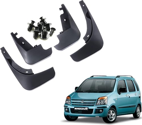 Image of WolkomHome Mud Flap Compatible with WagonR 2006-2009 - Durable Splash Guards for Car Exterior Protection