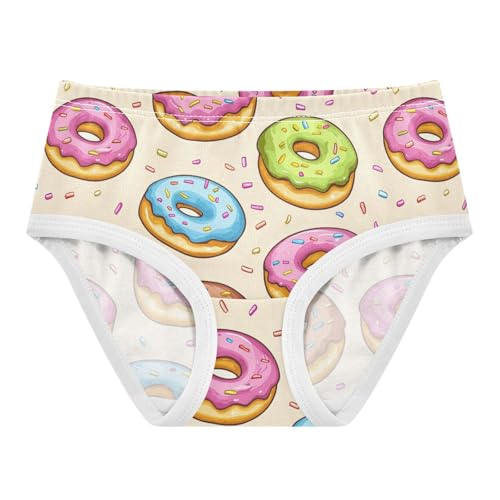 Wusikd Doughnuts Girls' Underwear Cotton Girls Briefs Soft Toddler Underwear 2T