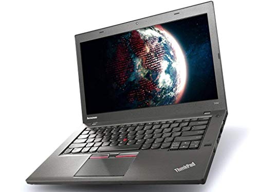 Lenovo Thinkpad T450s Business Laptop, 14" HD Notebook, Intel Core i7-5600, 8 GB RAM, 256 GB SSD, Amerikanische Tastatur, Win 10 Pro (Generalüberholt)