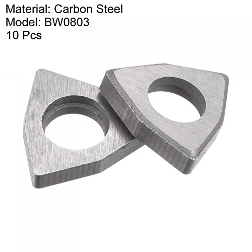Image of uxcell Carbide Insert Seat Shim BW0803 Turning Tool Thread Lathe Shim Seats 10Pcs