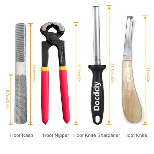Image of 10 inch Farrier Tool Kit Goat Hoof Trimmers Pig Hoof Shears for Mini Horse