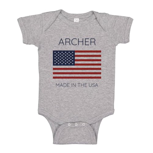 Archer Made in The USA Baby Infant One Piece Bodysuit
