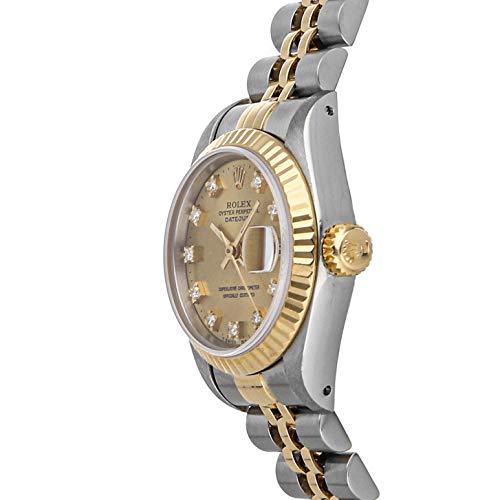 Rolex Datejust Mechanical (Automatic) Champagne Dial Womens Watch 69173 CHP DI Jub (Pre-Owned)2