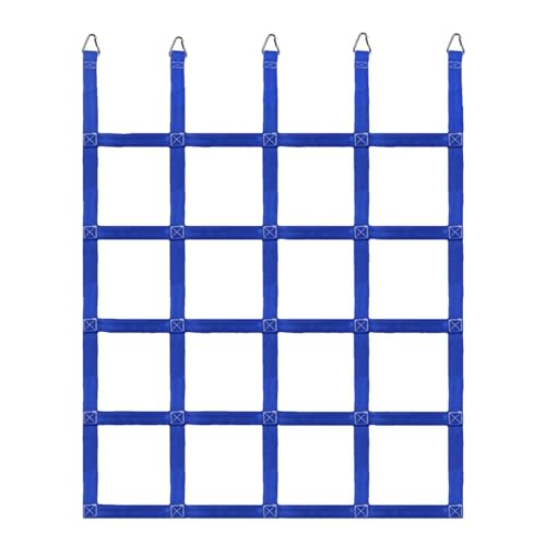 Climbing Net - Climb Strap Ladder | Webbing Net | Swing Set Climbing Cargo | Bars for Ninja Swing Set | Climbing Rope for Playgrounds Jungle Gyms Trees and Obstacle Course for Outdoor