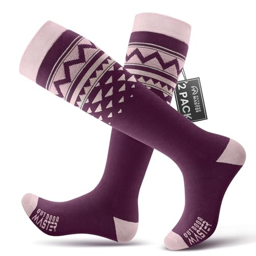 OutdoorMaster Ski Socks, Snowboarding Socks for Men & Women