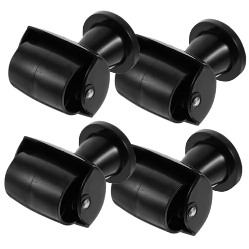 NUOLUX 4個 可調節オフィスチェア用キャスター 滑り止め機能付き 家具脚パッド交換用 耐久 属製 静音設計 多用途対応 カーペット フローリ