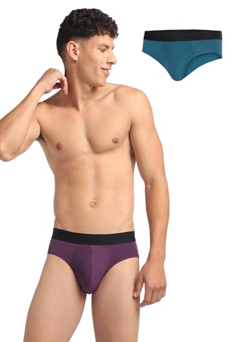 Image of Cresmo Men's|Anti-Microbial Luxury Micro Modal Underwear Breathable Ultra Soft Comfort Lightweight Brief|Pack of 2 |