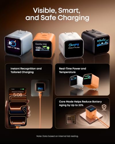 Anker Nano Smart Display Charger, 45W Max Fast Charger USB C for iPhone 17 - image 3