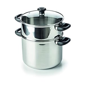 Beka Polo Couscous Topf, Edelstahl, 24 cm, 3