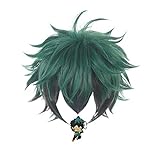 ZeroGoo Anime Mha Bnha Cosplay Wig Include Wig Cap and Keychain for Women Men Adult Halloween Costum