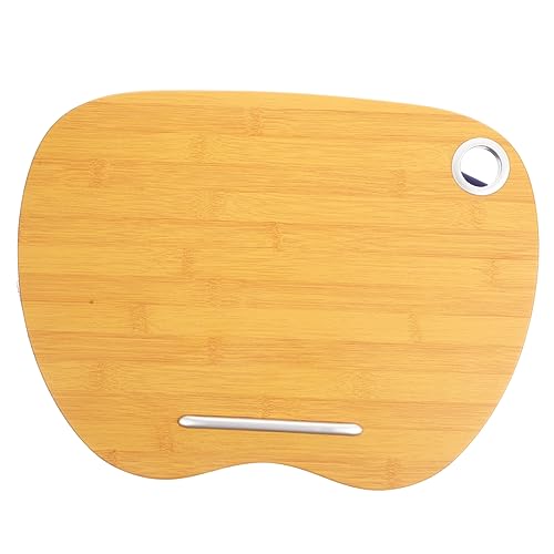 Veemoon Desk Stand for Bed Lap Desk Comfortable Pillow Easy to Carry Handle Non-Slip Pad for Dorm Home