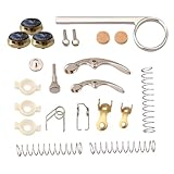 Yibuy 21PCS Trumpet Drain Valve Key Repair Tool w/Hexagon Finger Key Buttons