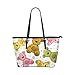 Handtaschen mit Reißverschluss Niedliche Plüsch Cartoon Teddybär Marionette Leder Hand Totes Tasche Kausale Handtaschen Reißverschluss Schulter Organizer Für Damen Mädchen Beatfull Mode Hand