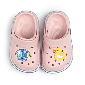 Casazoe Toddler Kids Boys Girls Cute Garden Water Clogs Sandals Slip On Shoes Slipper Slides Lightweight Outdoor Summer Infant Children Beach Pool Shoes (Baby/Toddler Kids)