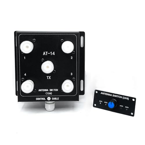 Interruptor de Antena Coaxial HF de 4 Canales WALFRONT con Conector SO-239 6