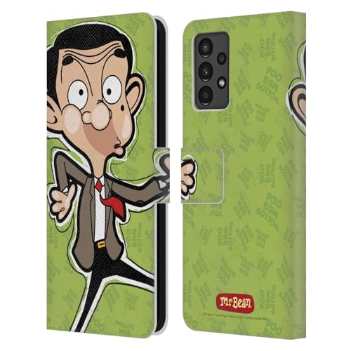 Étui Samsung Galaxy A13 Mr. Bean Housse Portefeuille Cuir Série Animée