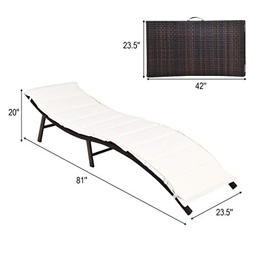 Tangkula-Set-of-2-Patio-Chaises-Foldable-Outdoor-Patio-Wicker-Lounger-Chair-with-Double-Sided-Cushions-Suitable-for-Poolside-Garden-Lawn-Backyard-Deck-and-Sunroom Tangkula Set of 2 Patio Chaises Foldable Outdoor Patio Wicker Lounger Chair with Double Sided Cushions Suitable for Poolside Garden Lawn Backyard Deck and Sunroom
