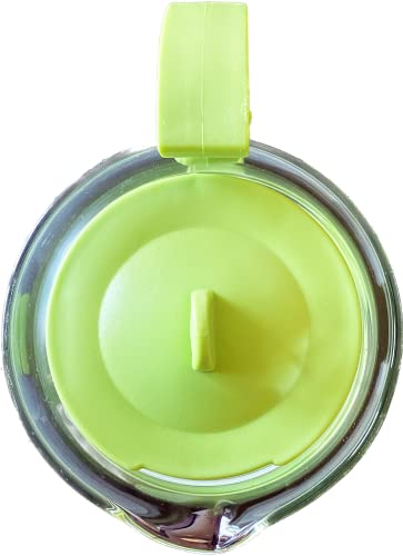 Generic Brand Glass TEAPOT with 750 ml Capacity, Filter for Loose Tea Infuser, Microwave Friendly, Green - Image 4
