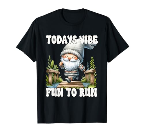 Trail Running Fun To Run Gnome Funny Saying For Trail Runner Camiseta