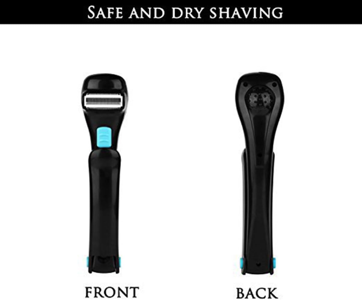 Back Hair Remover Body Shaver for Men Electric Shaver Body Hair Trimmer Black