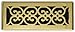 Decor Grates SPH412 Floor Register, 4x12, Polished Brass Finish