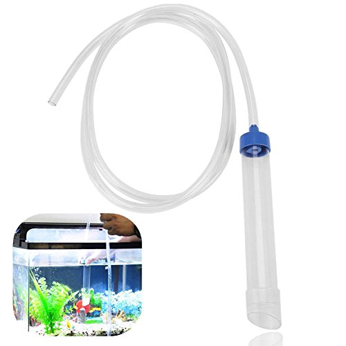 Limpador de Cascalho para Aquário com Sifão Manual e Tubo de PVC de 150 cm Pssopp