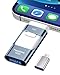 ZARMST 256GB USB Stick für Phone, 4-in-1 Speicherstick für Phone/Pad/Android Smartphone/PC, USB 3.0 Stick zur Schnellen Datenübertragung, Externer Vielseitiger Fotostick Flashlaufwerk, Blau