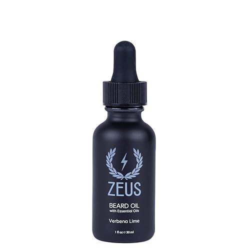 Vista 14 de ZEUS Aceite natural para barba, aceite de barba acondicionador premium para suavizar la barba y el bigote, fabricado en Estados Unidos