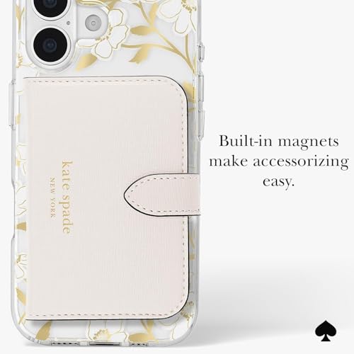 Image of kate spade new york iPhone 17 Case - Sunshine Floral Gems | Compatible with MagSafe - Lightweight Designer Case for iPhone 17 with Anti-Scratch Coating and Sunshine Floral Design