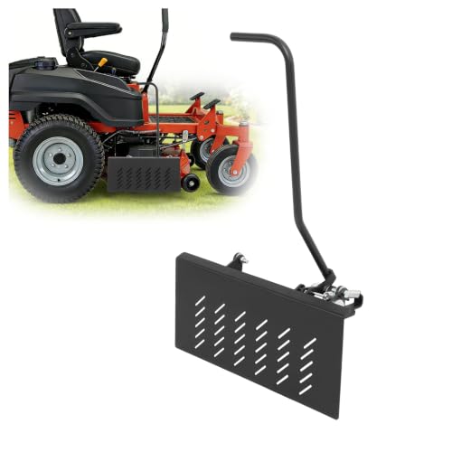 WUTIST Chute Blocker Compatible with Most Zero-Turn Mowers Hustler John Deere Kubota Ariens Bobcat Black Steel Powder Coated