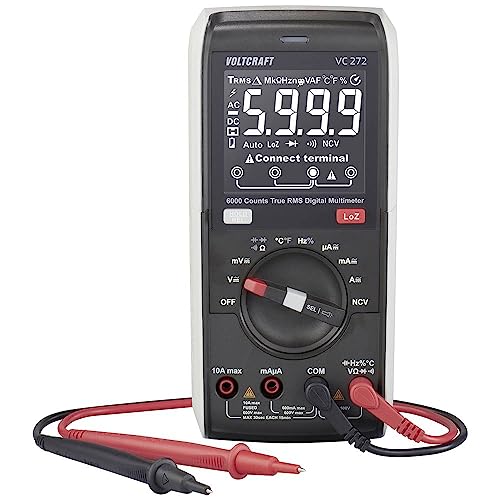VOLTCRAFT VC272 Hand-Multimeter digital LoZ CAT III 600 V Anzeige (Counts): 6000