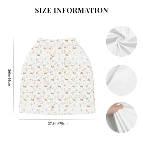 Image of Goose Baby Stuff Car Seat Cover for Baby,Mom Nursing Breastfeeding Covers,Multi-Use Car Seat Canopy Carrier Cover,Stroller Cover Newborn Shower Gift for Boys Girls