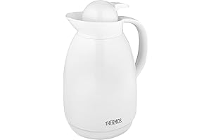 34OZ Glass Carafe, White