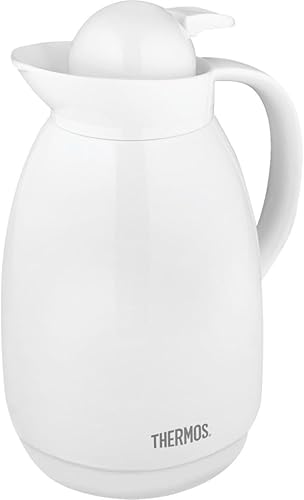 Miniatura 1 de Thermos Jarra de vidrio WHT de 34 onzas, paquete de 1, color blanco