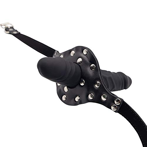 FST Double-Cock Dildo Penis BDSM Mouth Gag - Image 5