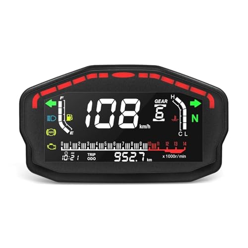 Instrument multifonction de voyage pour moto avec compteur de vitesse GPS et odomètre