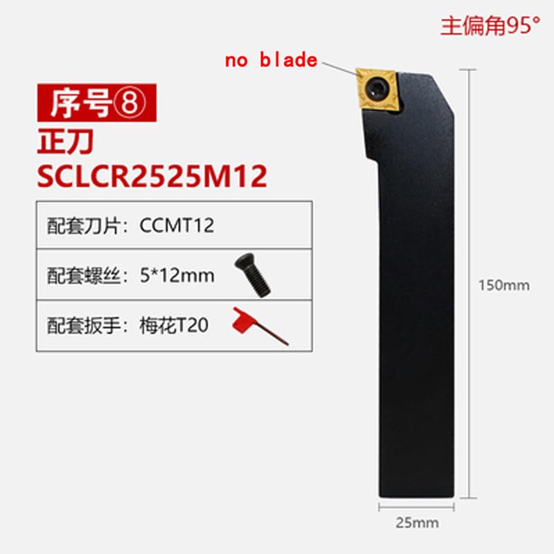 Porta herramienta CNC para torneado SCLCR2525M12 miniatura 3