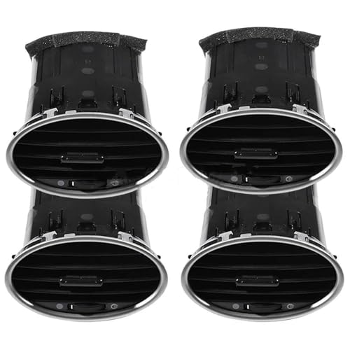 Grille ventilation pour Ford Focus MK2 de 2005 à 2013, lot de 4 buses aération tableau de bord