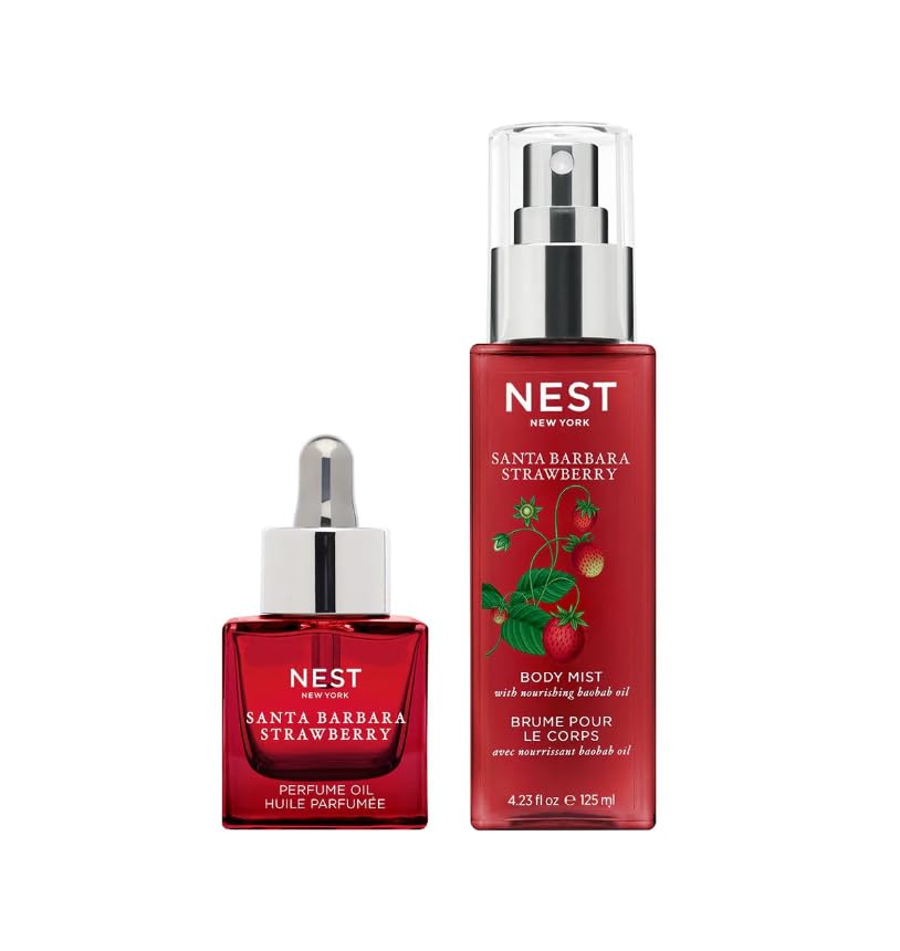 NEST New York Santa Barbara Strawberry Body Mist & Perfume Oil Duo
