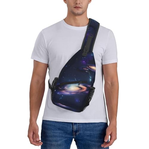 Mochila Bandolera Urbana Impresa Galaxy Unisex miniatura 7