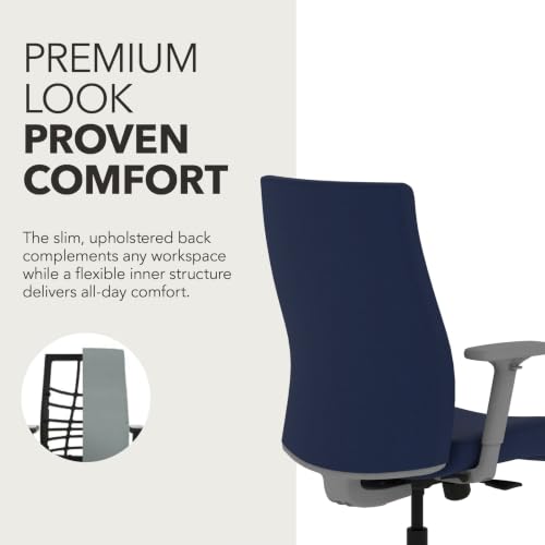 Image of HON Ignition 2.0 Ergonomic Office Chair, Lumbar Support, Desk Chair, Indigo