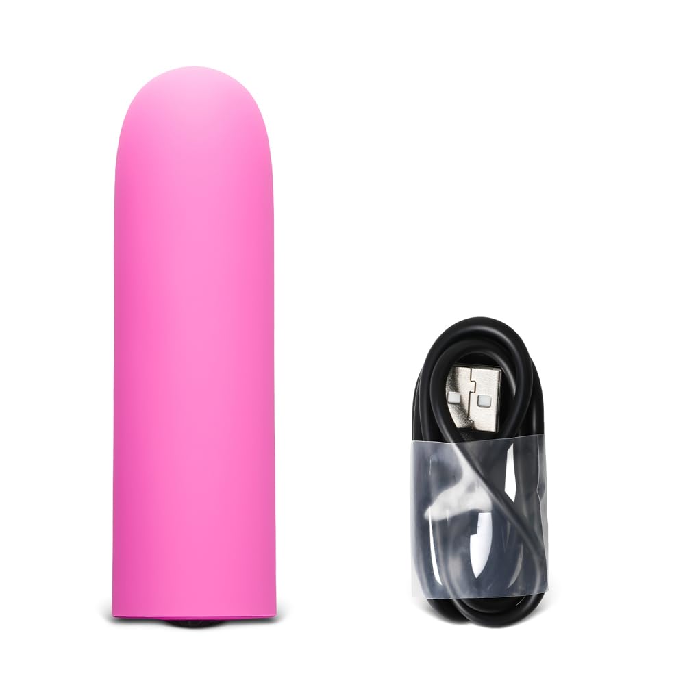 BeHorny Bullet Vibrator 7 Modes Mega Power Rechargeable Vibe Sex Toy, Pink