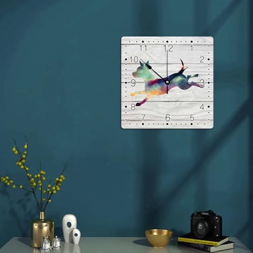 Reloj de Pared Cuadrado de 12 pulgadas en PVC miniatura 4
