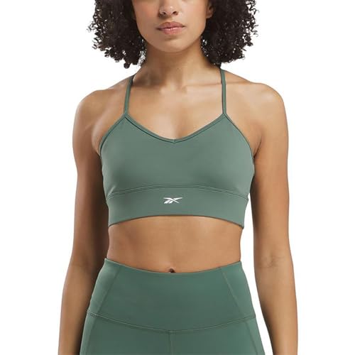 Soutien-gorge de sport uni Reebok pour éviter les douleurs de poitrine